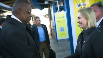 Очільник Пентагону Остін приїхав до Києва - фото