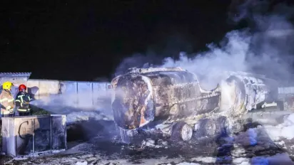 На Рівненщині зайнялася цистерна з паливом  - фото