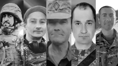 На Рівненщині прощалися із п'ятьма захисниками  - фото