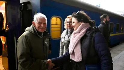 Боррель прибув в Україну востаннє на посаді глави дипломатії ЄС - фото