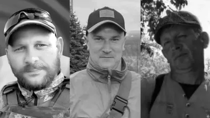 На Рівненщині останнім земним шляхом провели трьох захисників України - фото