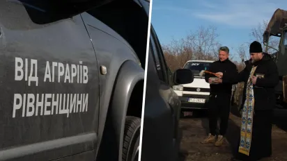 Рівненські аграрії передали 148-й бригаді ДШВ 7 позашляховиків та екскаватор (ФОТО) - фото