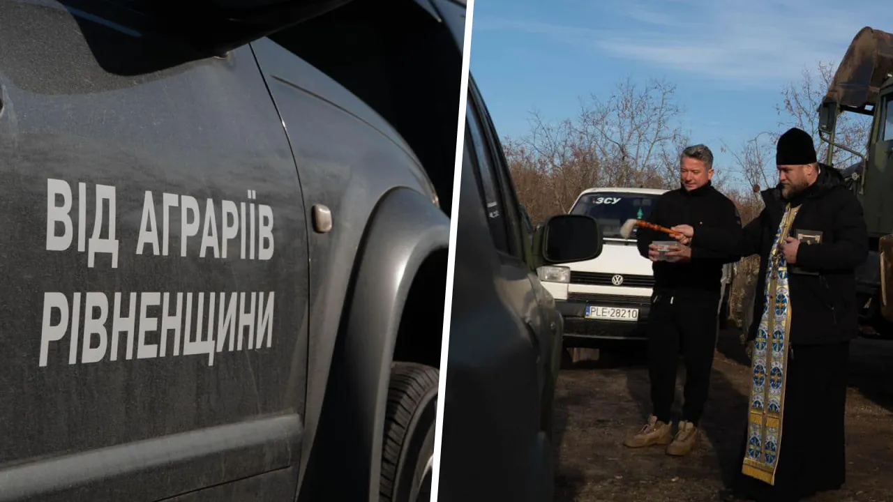 Рівненські аграрії передали 148-й бригаді ДШВ 7 позашляховиків та екскаватор (ФОТО) 