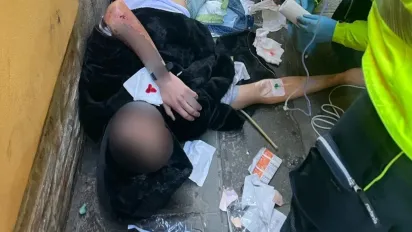 Український військовий у Венеції врятував чоловіка, який стікав кров’ю - фото