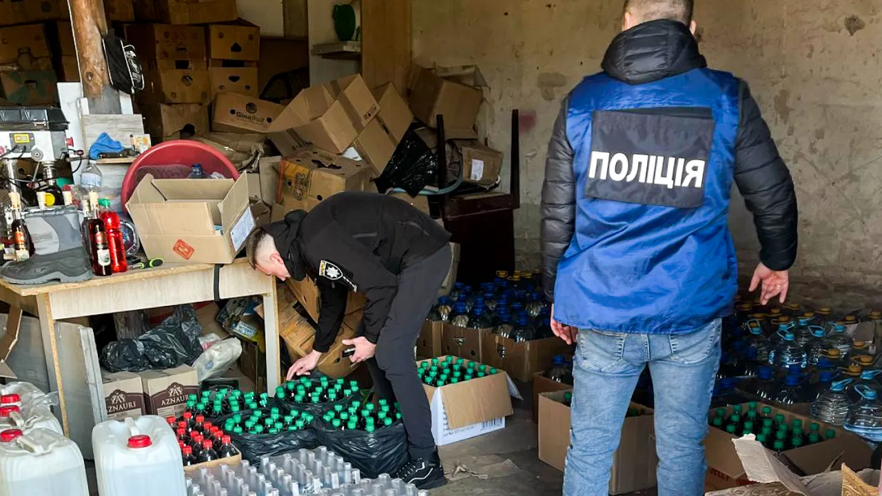 У Рівному викрили "ділків", які виготовляли фальсифіковані алкоголь і сигарети 