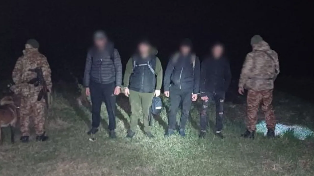 На Одещині прикордонники затримали чотирьох чоловіків, які за 7000 доларів намагалися потрапити в Молдову 