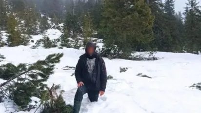 На Закарпатті чоловік намагався втекти до Румунії і ледь не замерз - фото