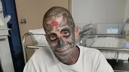 «Татуювання на обличчі не робить мене поганим батьком»: історія Річарда Хаффа, який перевернув уявлення про татуювання та батьківство - фото