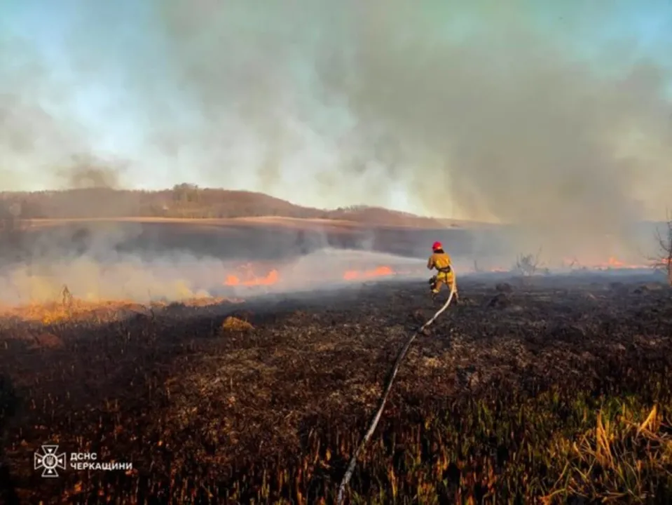Черкаські палії сухостою наробили біди: горять торфовища 