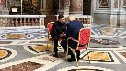 Трамп розповів, про що говорив із Зеленським у Ватикані - фото