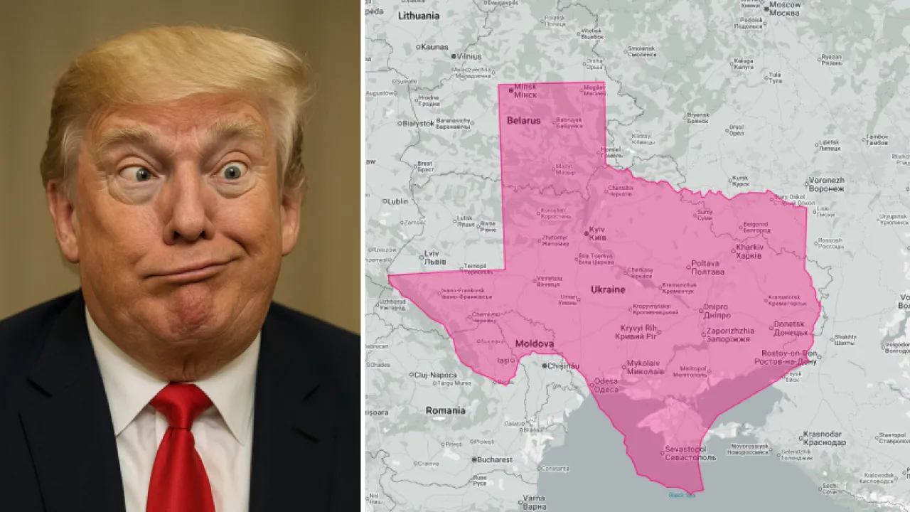 "Прорахувався, але де?": Трамп заявив, що Техас і Крим майже однакові за розміром 