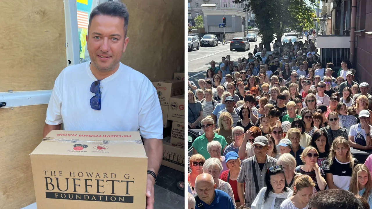 У Рівному та Дубні 900 родинам ВПО роздали продуктові набори 