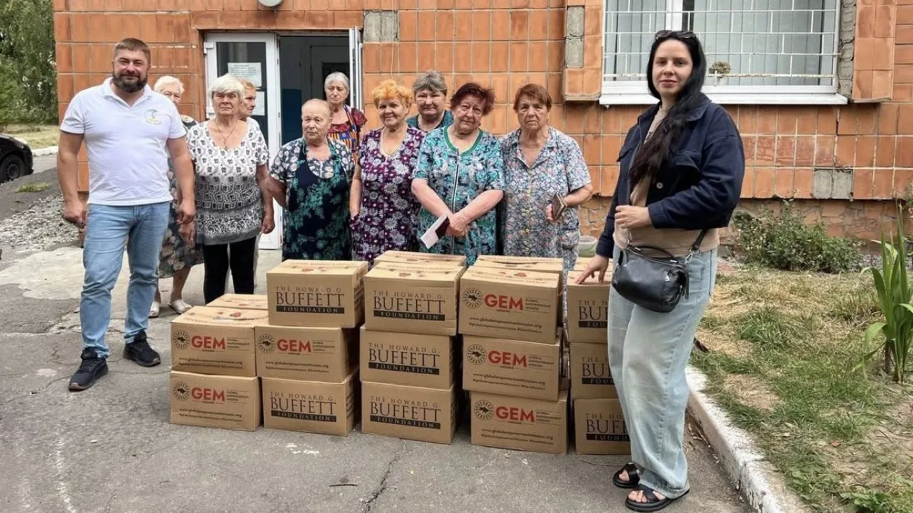 Клеванська громада отримала ще 90 продуктових наборів для внутрішньо переміщених сімей 