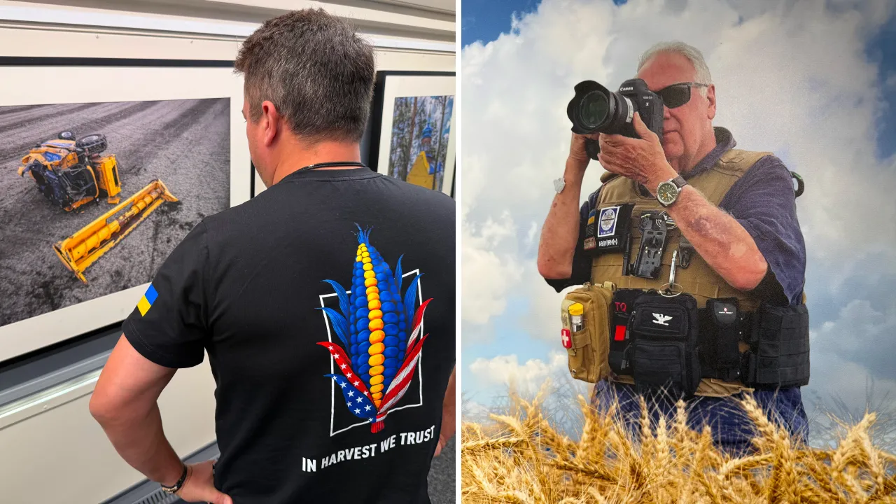 Потяг-фотовиставка Говарда Баффета в Рівному — фотоісторії про війну й відвагу 