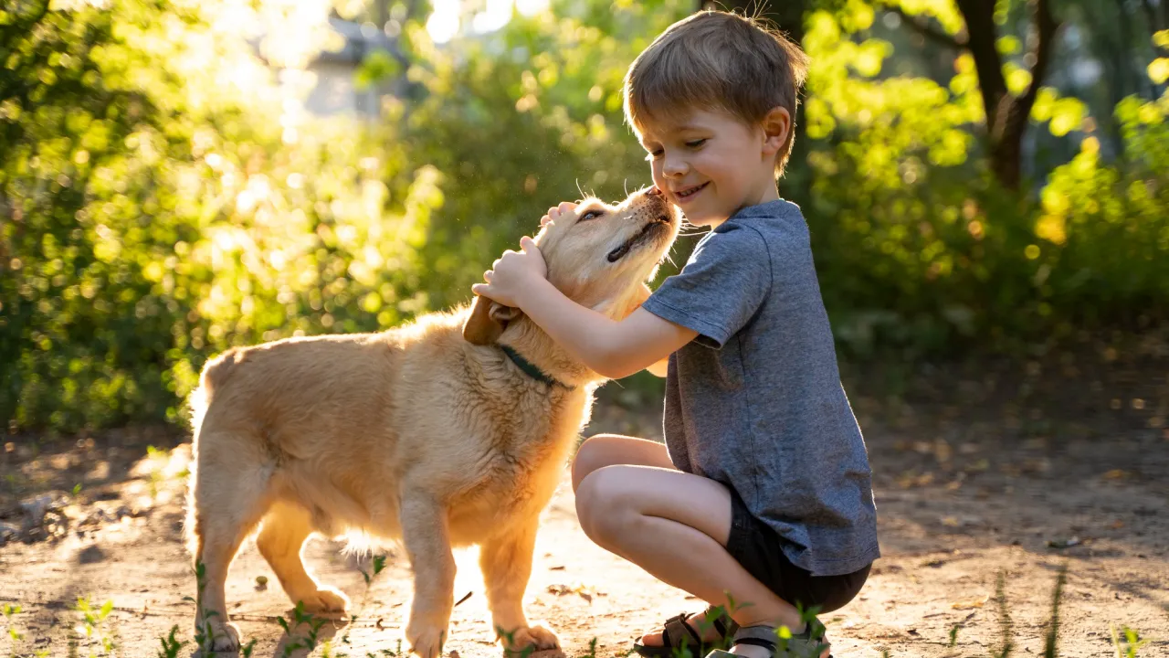 Дружні та ніжні: які собаки ідеальні для сімей з дітьми 