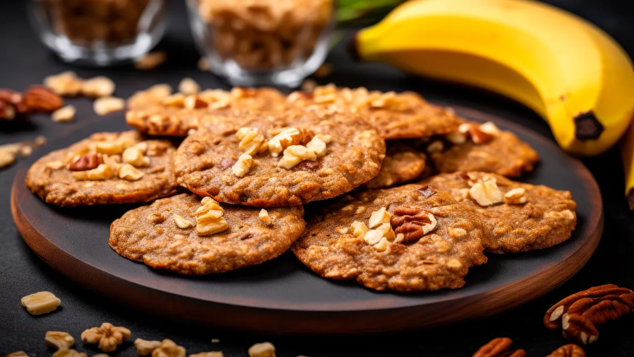 Ідеальний варіант для сніданку чи легкого перекусу: вівсяне печиво з бананом без цукру 