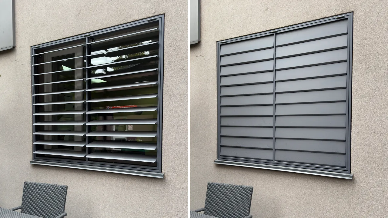 Захисні металеві жалюзі Damians —  надійність і комфорт вашого простору 