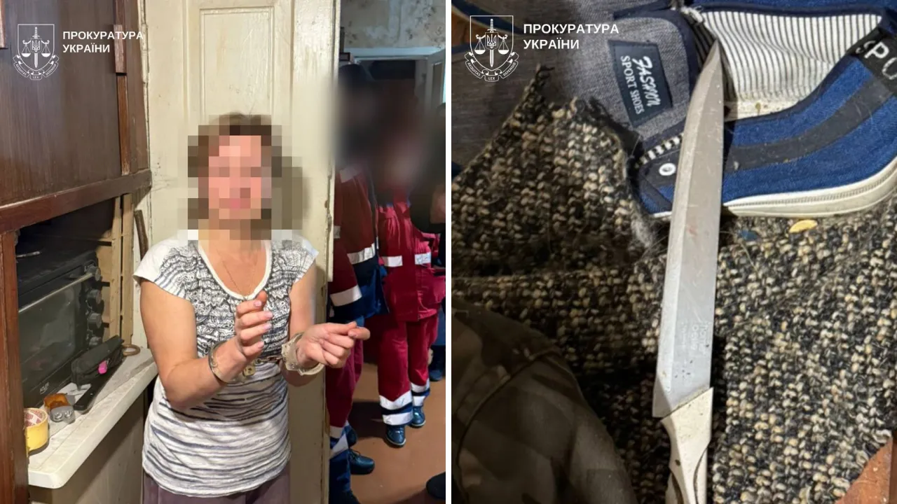 Жінка зарізала свого чоловіка через його проросійські погляди 