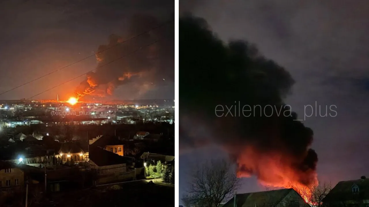 Нічна «бавовна» на окупованих територіях: Сили оборони уразили нафтобазу в Луганську та склади ПММ 