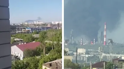 За 800 км від України: Зеленський і ЗСУ підтвердили ураження Сизранського НПЗ (ВІДЕО) - фото