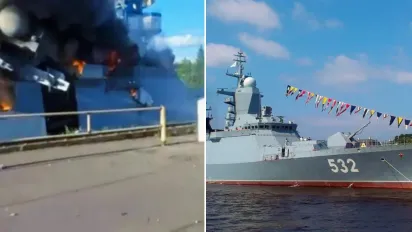 Україна "рознесла" російський корабель за $400 млн дроном за $55 тисяч, - ЗМІ - фото
