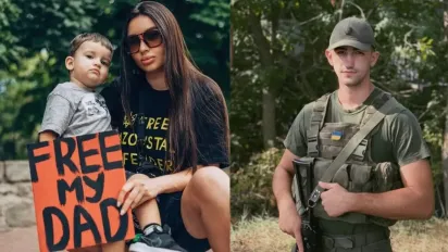 До сліз: захисник Маріуполя вперше обійняв сина після 4 років російського полону - фото