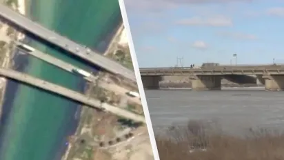 Удари по мостах на півдні: бензовози до Криму супроводжують мобільні вогневі групи, – ISW - фото