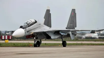 Дрони СБУ уразили ангари з винищувачами Су-30 у Криму - фото
