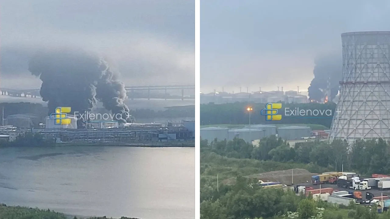 У Санкт-Петербурзі горить нафтовий термінал: прилетіло по одному з найбільших портів Балтики 