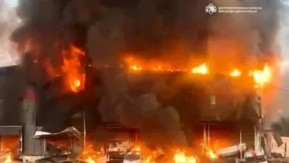 росія вдарила по терміналу Нової Пошти у Кривому Розі - фото