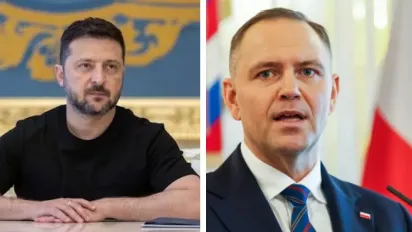 Зеленський і Навроцький вперше поговорили після скандалу з орденом: що відомо - фото
