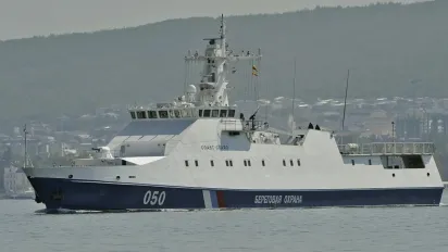 ВМС ЗСУ знищили російський прикордонний корабель "Ізумруд" за допомогою морського дрона - фото