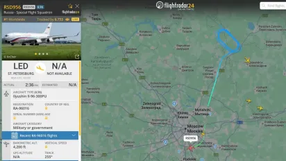 путін у небезпеці: три урядові літаки кружляють над москвою через загрозу дронів - фото